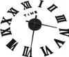 vidaXL 3D-Wanduhr Modernes Design Schwarz 100 cm XXL Produktbild-Vorschau 3