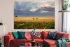 MuchoWow® Poster Blumenwiese - Weizen - Mohnblumen 180x120 Produktbild-Vorschau 2