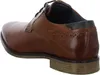 A close-up side view of a brown leather shoe. Produktbild-Vorschau