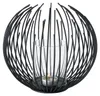 Windlicht Cylon Glaszylinder Eisen schwarz H 20 cm Ø 24 cm Produktbild-Vorschau 1