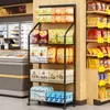 4- oder 5-stöckiges Verkaufsregal für Snacks, schwarzer Produktbild-Vorschau 7