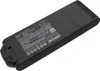 A black electronic battery pack lying on a white background. Náhled obrázku produktu