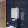 Stamar Hängeschrank Bad Weiß Hochglanz 60 x 90 x 20 cm Produktbild-Vorschau 6