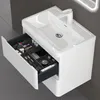 doporro Meuble sous-vasque meuble bas mural avec lavabo en Voir les images du produit 6