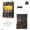 Mobili da cucina Flieks con porta USB, illuminazione a LED, Anteprima dell’immagine prodotto 4