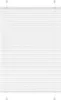 vidaXL Plissee Weiß 90x100 cm Stoffbreite 89,4 cm Polyester Produktbild-Vorschau 3