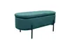 byLIVING Bank NOVA / Samt dunkelgrün / Metall schwarz Produktbild-Vorschau 8