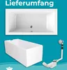 Calmwaters® Acryl Premium Badewanne Komplettset 190x90 cm - Produktbild-Vorschau 8