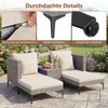 Conjunto de muebles de jardín de polirratán COSTWAY, de 5 Vista previa de la imagen del producto 7
