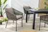 riess-ambiente Moderner Stuhl ROPE hell anthrazit Aluminium Produktbild-Vorschau 2
