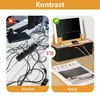 Kabelmanagement Box mit Bambusdeckel, Kabel Organizer für Produktbild-Vorschau 3