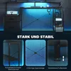 HOMCOM Gaming Tisch L-förmiger 165 x 80 cm Schreibtisch mit Produktbild-Vorschau 8