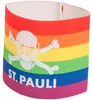 FC St. Pauli Kapitänsbinde Totenkopf Regenbogen, Original Produktbild-Vorschau 2