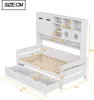 Merax Tagesbett Holz-Sofabett 90x200cm, Multifunktionsbett Produktbild-Vorschau 5