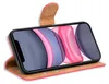 A red flip case for an iPhone 11 Pro Max is shown open, displaying the phone's screen. Podgląd zdjęcia produktu