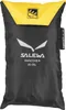 A black and yellow rain cover bag with brand logo and text. Podgląd zdjęcia produktu