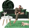 Bezug für Sofa, 3-Sitzer-Sofa, elastisch, flaschengrün Produktbild-Vorschau 12