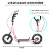 Trottinette rose robuste de 12 pouces pour les aventures en Voir les images du produit 5