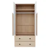 Flieks Armoire penderie avec 2 tiroirs et 2 portes, armoire Voir les images du produit 6