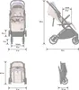 Daliya® YOOPI Reisebuggy, faltbar, mit Teleskopgriff, Produktbild-Vorschau 10