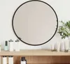 vidaXL Miroir mural noir Ø 40 cm Rond Voir les images du produit 8