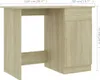 Schreibtisch 100 x 76 x 50 cm Spanplatte mit Schubfach, Produktbild-Vorschau 9