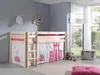 Vipack Spielbett Pino, Liegefläche 90x200 cm mit Textilset Produktbild-Vorschau 1