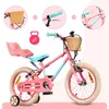 Detský bicykel pre dievčatá, 16 palcov, 7,9 kg, s Náhľad obrázku produktu 2