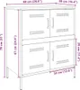 vidaXL Príborník antracit 68x39x79 cm oceľ Náhľad obrázku produktu 8