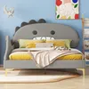 A child's bedroom with a dinosaur-themed bed. Produktbild-Vorschau
