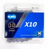 Ketting, 10-speed, KMC X10, 114 schakels - Grijs Productafbeelding-voorbeeld 10