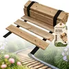Floranica percorso giardino legno 30x100cm naturale, Anteprima dell’immagine prodotto 1