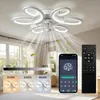 LED Deckenventilator mit Beleuchtung Weiß 65 cm, Modernes Produktbild-Vorschau 1