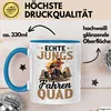Quad-Fahrer Tasse Geschenk Echte Jungs Fahren Quad Produktbild-Vorschau 3