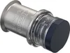 A close-up studio shot of a Wavin Tigris K5 Endstopfen 25mm. Anteprima dell’immagine prodotto