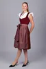 Edelnice Midi Dirndl Luise Samt Rot 46 Produktbild-Vorschau 8