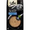 A product package for Sheba cat food soup with tuna flavor. Voir les images du produit
