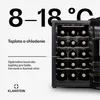Klarstein voľne stojaca 1-zónová chladnička na víno, malá Náhľad obrázku produktu 4