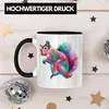 Trendation - Eichhörnchen Tasse Polygon Grafik Geschenk Produktbild-Vorschau 3