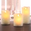 Haushalt International Flammenlose LED Kerzen, 3er Set Produktbild-Vorschau 2