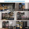 ALL Premium Schwerlastregal 180x90x60 cm Schwarz - 1250kg Produktbild-Vorschau 2