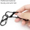20 Stück S Schlüsselkarabiner Karabiner, 30mm Schwarz Mini Produktbild-Vorschau 4