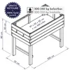 WONDERMAKE Hochbeet aus KIRSCHBAUM Holz groß für Garten Produktbild-Vorschau 6