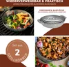 bremermann Edelstahl Grillkorb 2er Set rund (27 x 6 x 22,5 Produktbild-Vorschau 3