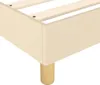 vidaXL Boxspringbettgestell Creme 90x200 cm Stoff Produktbild-Vorschau 7