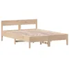 vidaXL Massivholzbett ohne Matratze 140x200 cm Kiefernholz Produktbild-Vorschau 3