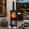 BBQ Collection Terrassenofen mit Schornstein Gartenkamin Produktbild-Vorschau 3