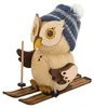 Miniatúrne figúrky Mini sova s lyžami ŠxVxH 50x80x105mm Náhľad obrázku produktu 1