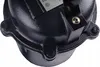 A close-up view of the top of a black sump pump. Náhled obrázku produktu