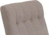 Fotel bujany HWC-K10, leżanka, drewno   tkanina/tkanina Podgląd zdjęcia produktu 3